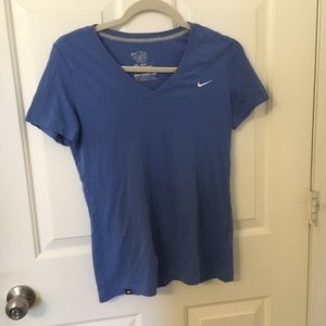 Blue Nike V-Neck